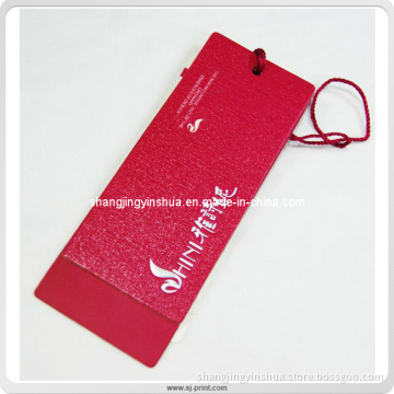 Art Paper Offset Printing Garment Red Hang Tags